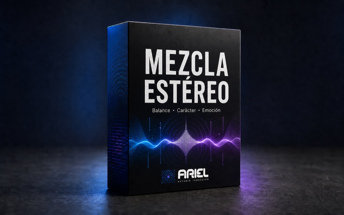 Presentación visual del servicio Mezcla estéreo